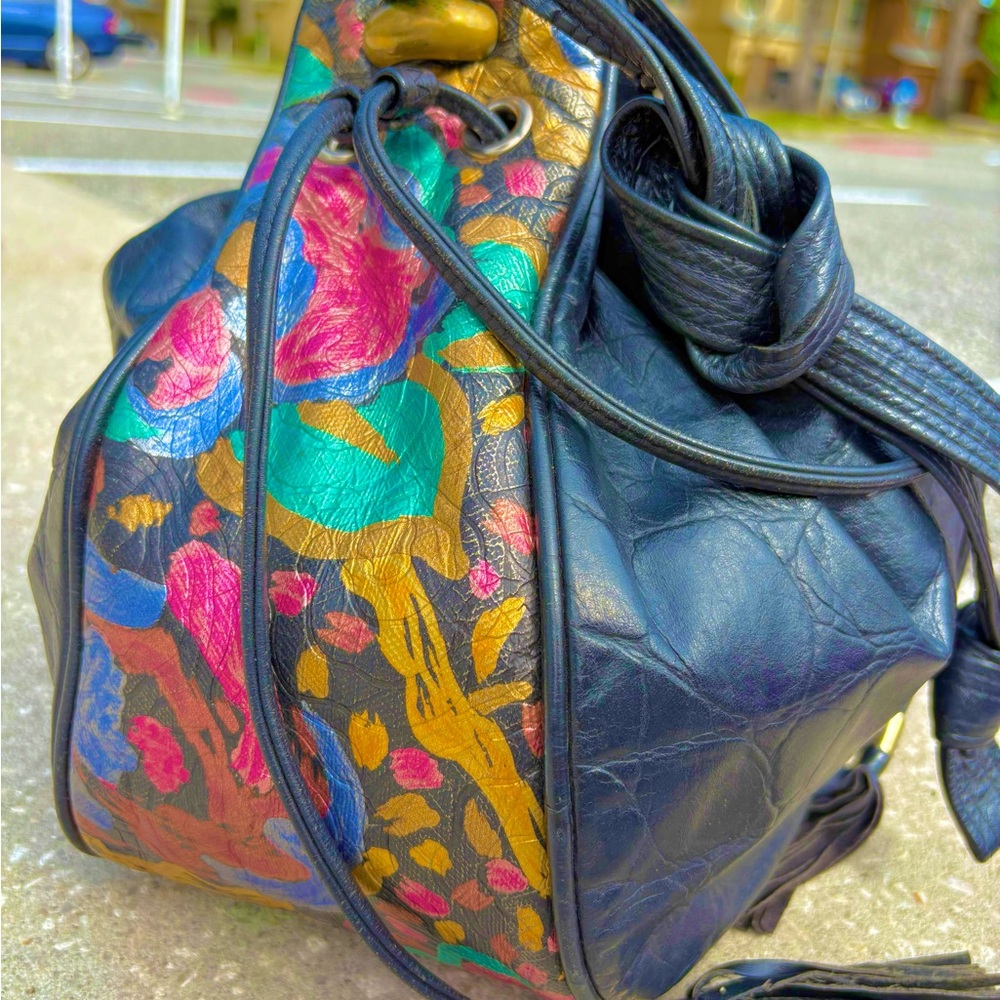 Multicolor Leather Women's Bag